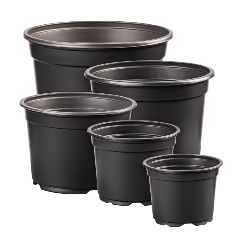 Ghivece negru 17 cm turcia