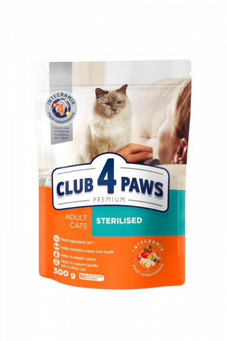 Club 4 Paws Premium hrana p/u  pisici sterilizate 300g